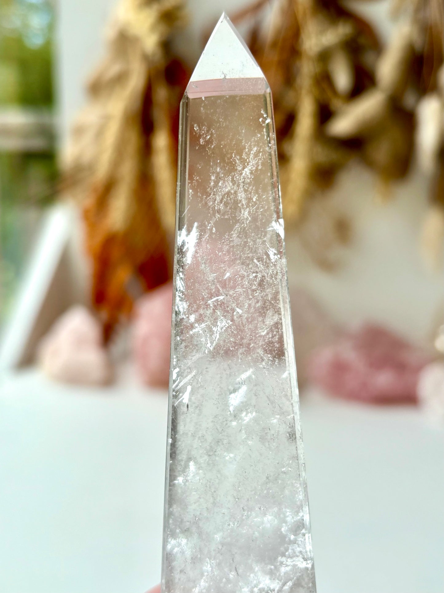 Clear Quartz Obelisk - Brazil