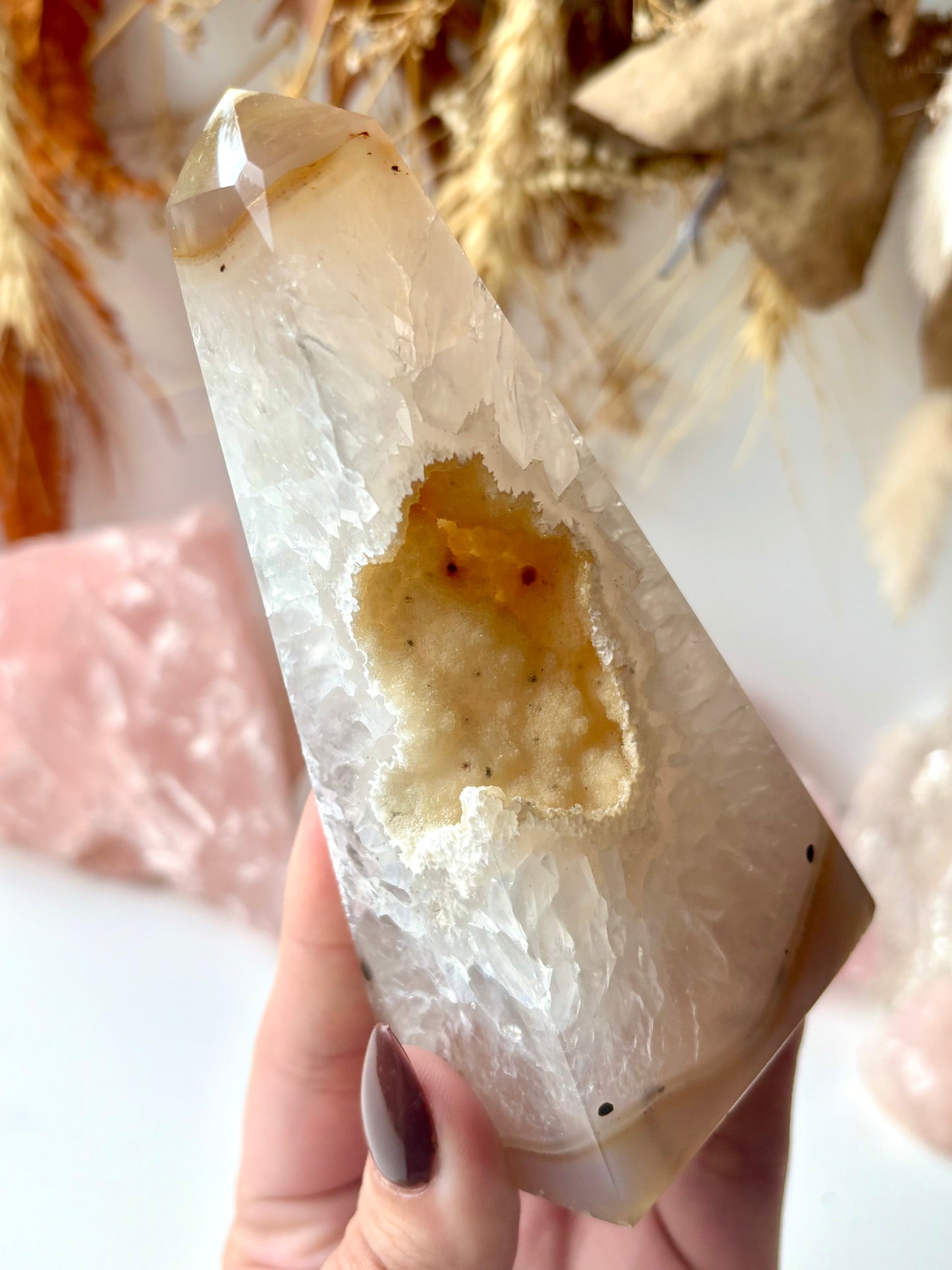 Druze Agate Obelisk - Brazil