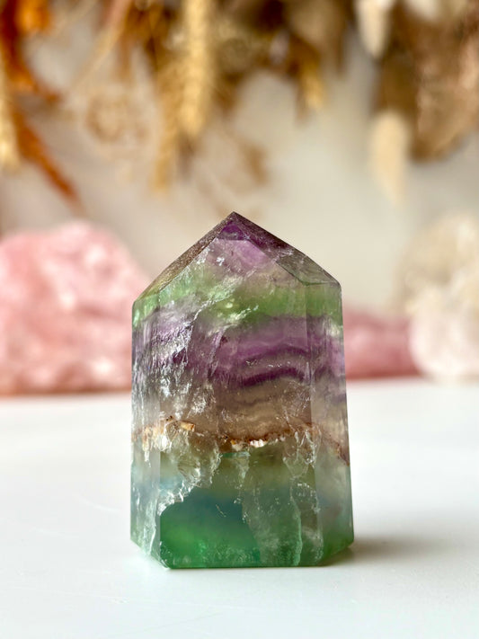Rainbow Fluorite Tower
