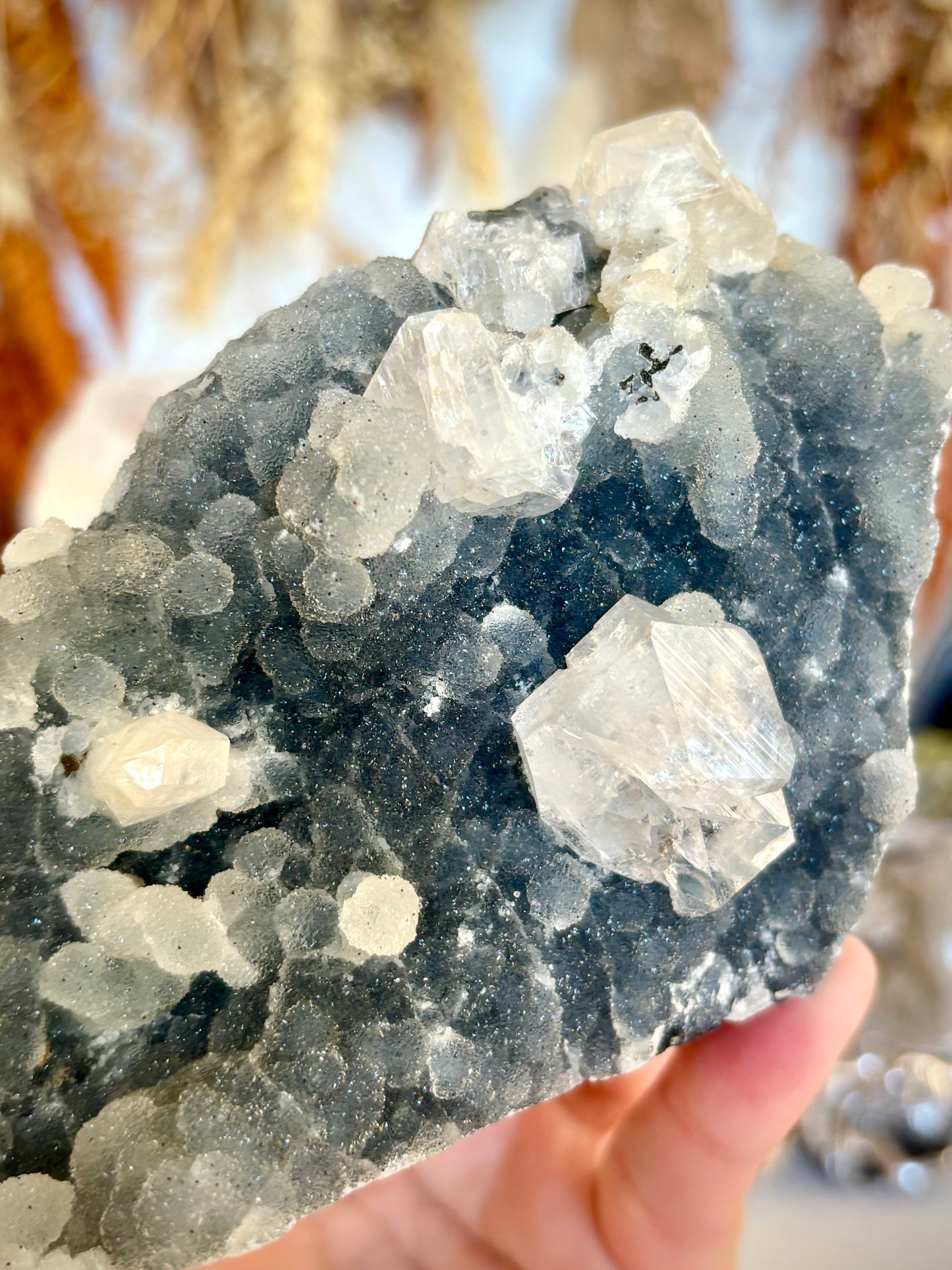 Blue Chalcedony & Apophyllite