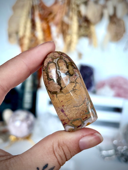 Indonesian Cotton Candy Agate Mini Freeform