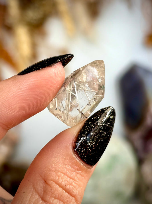 Titanium Rutile Quartz Point