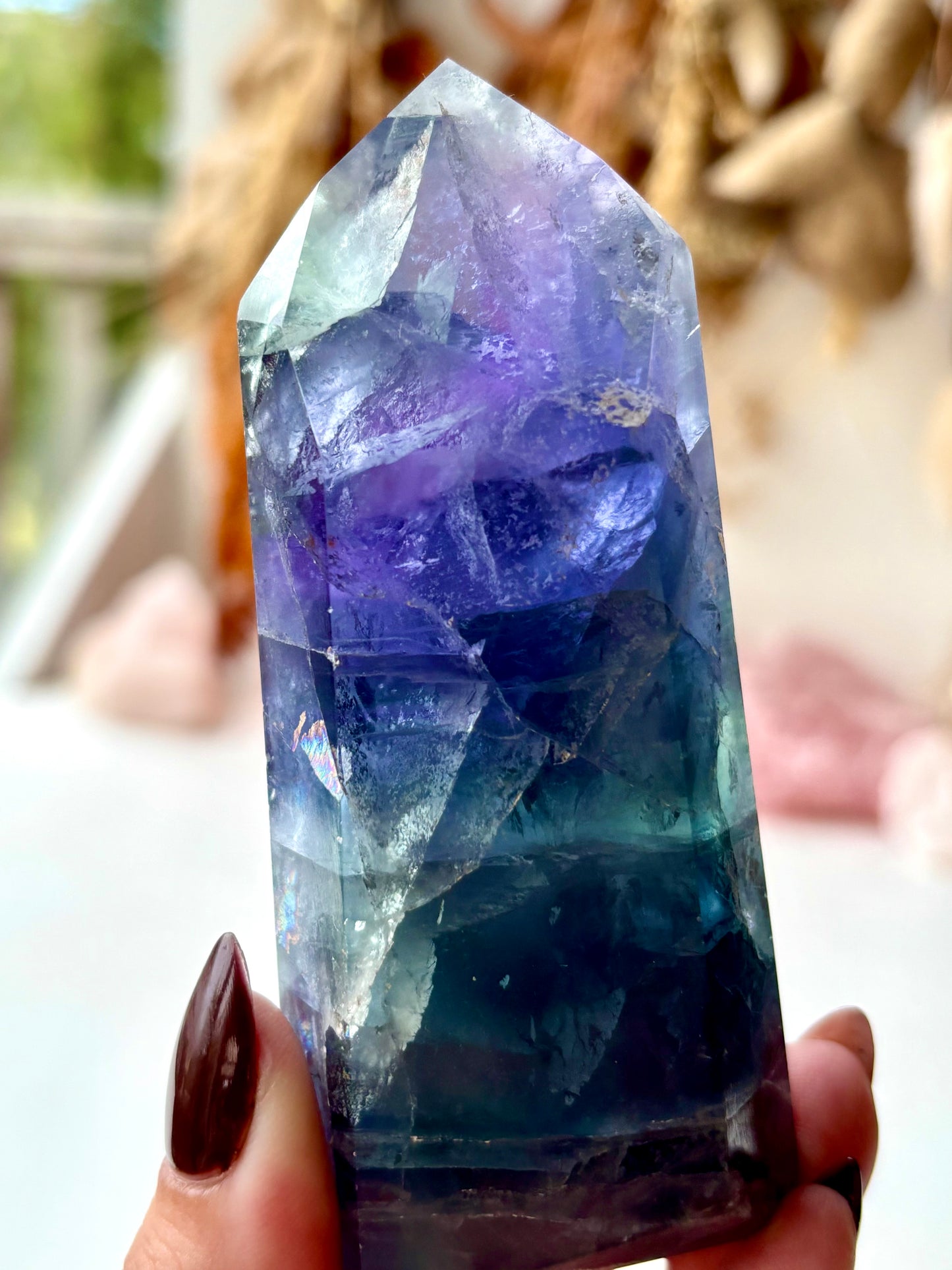 Rainbow Fluorite Tower