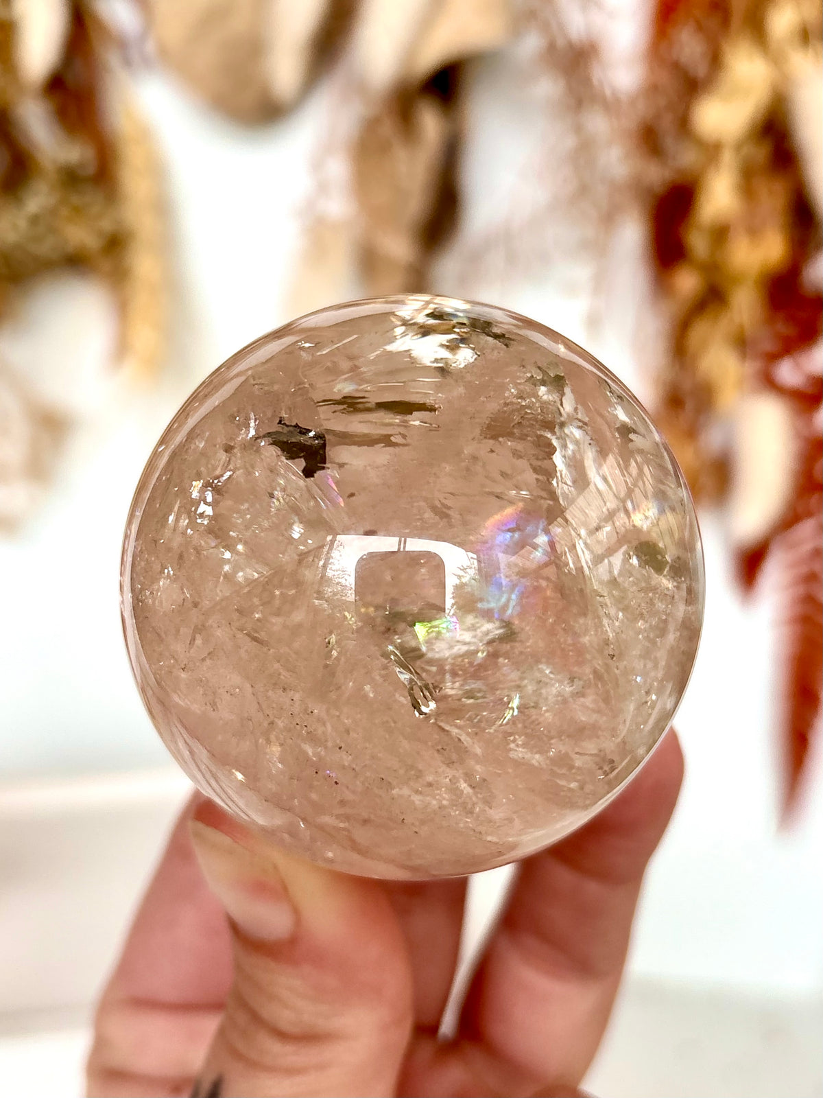 Pink Azeztulite Sphere (Rare)
