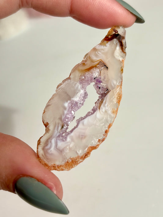 Agate & Amethyst Geode Slice