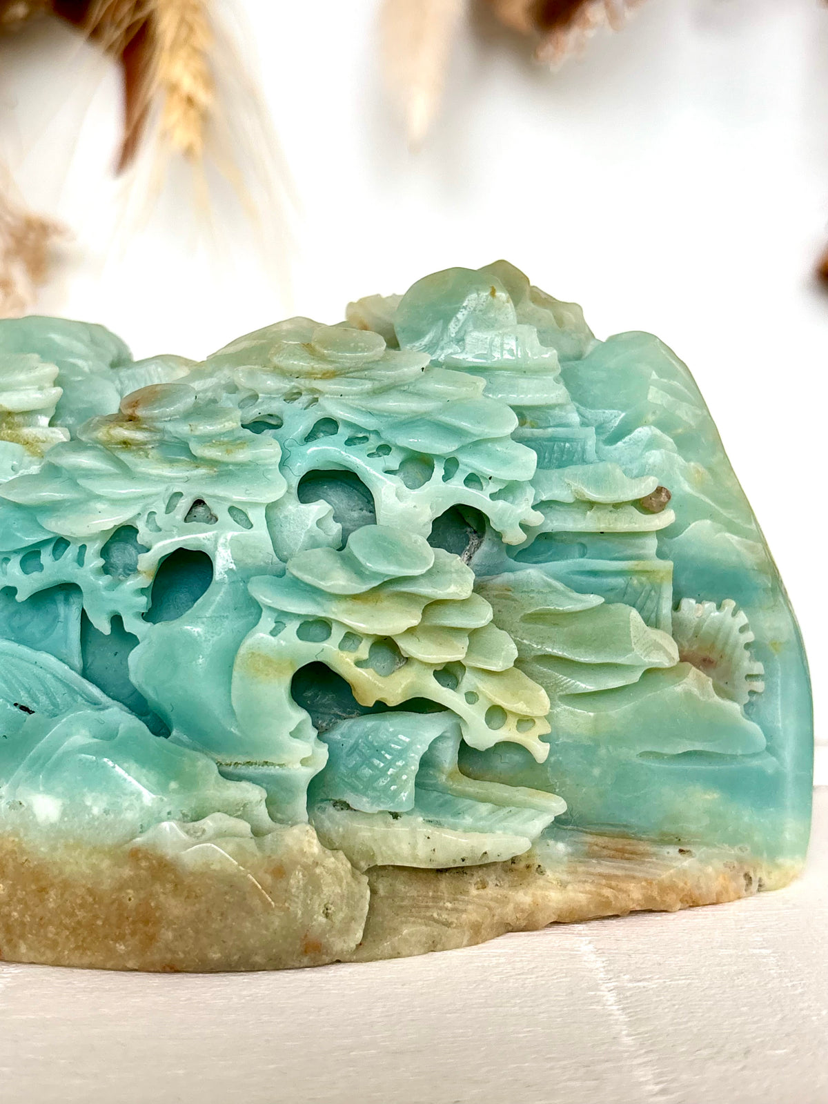 Caribbean Calcite Scenic Carving
