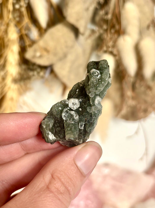 Black Chalcedony with Apophyllite (4)