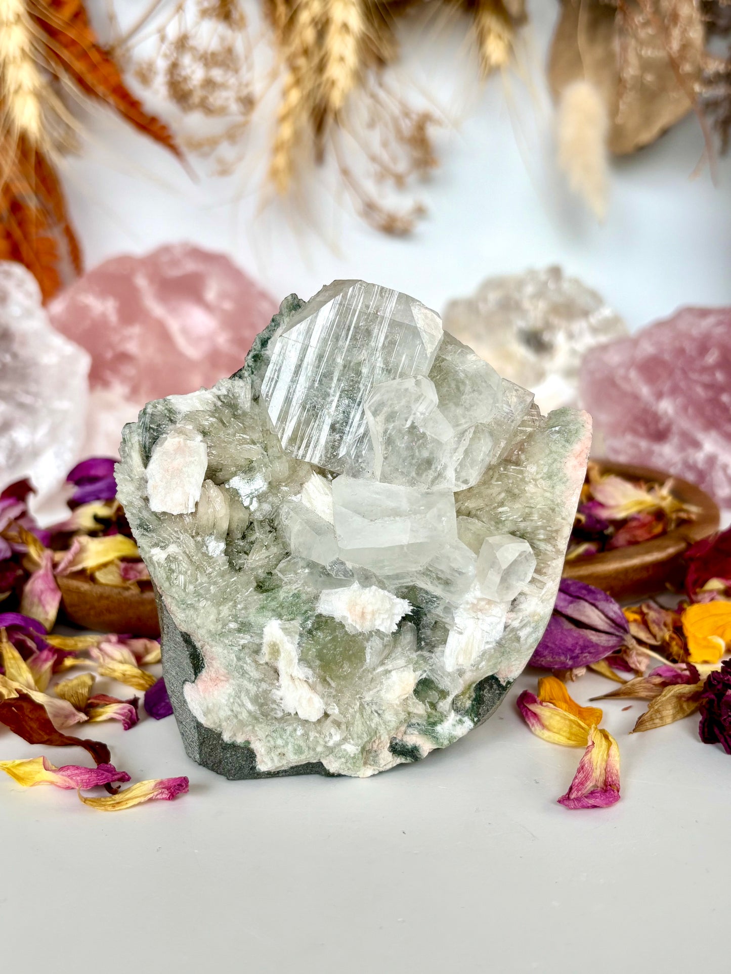 Apophyllite Cut Base