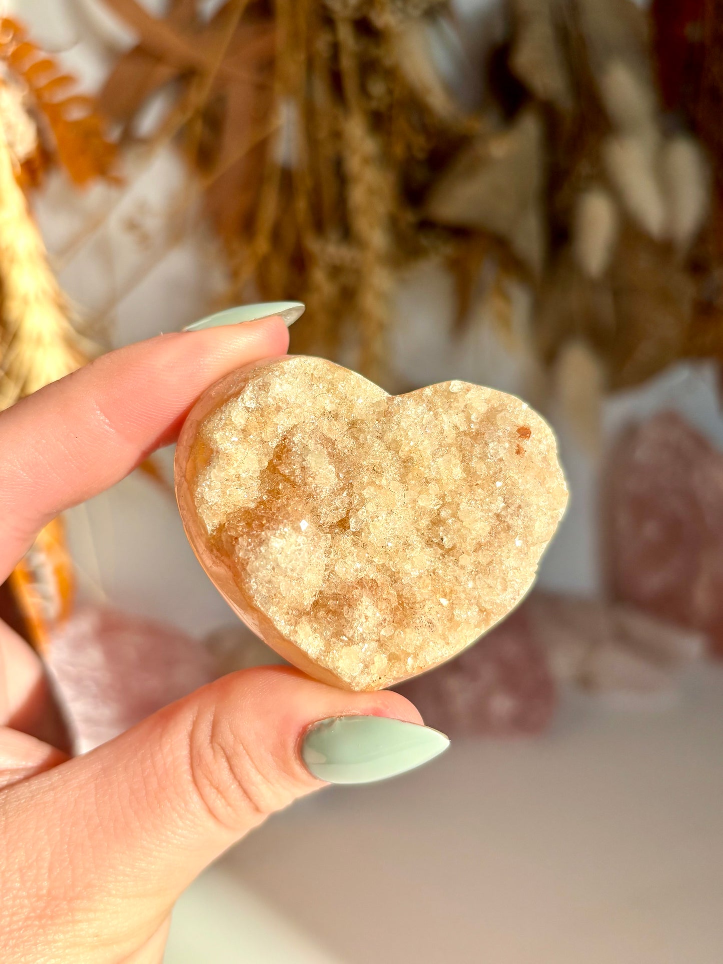 Druze Polished Heart