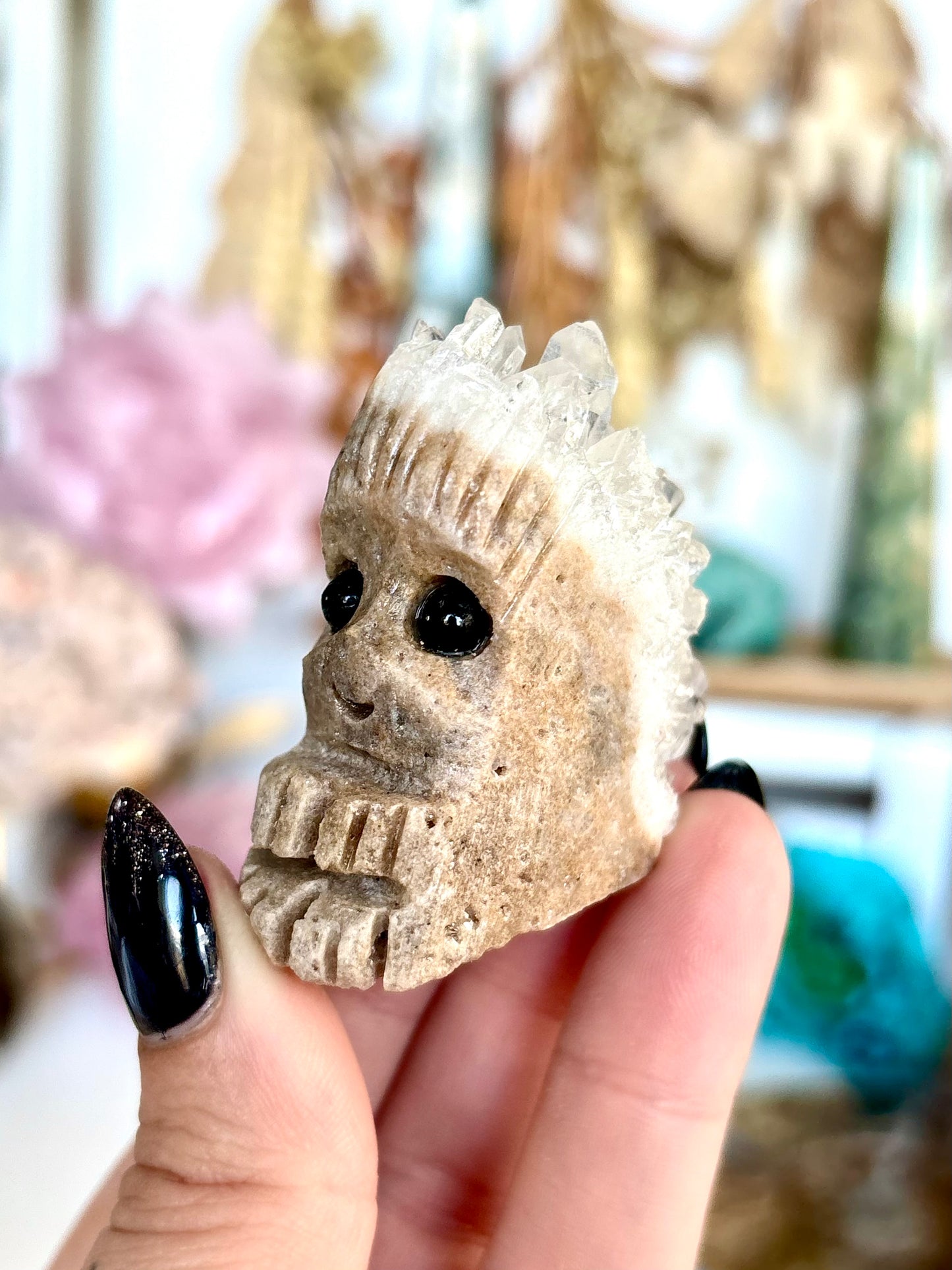 Quartz Cluster Hedgehog