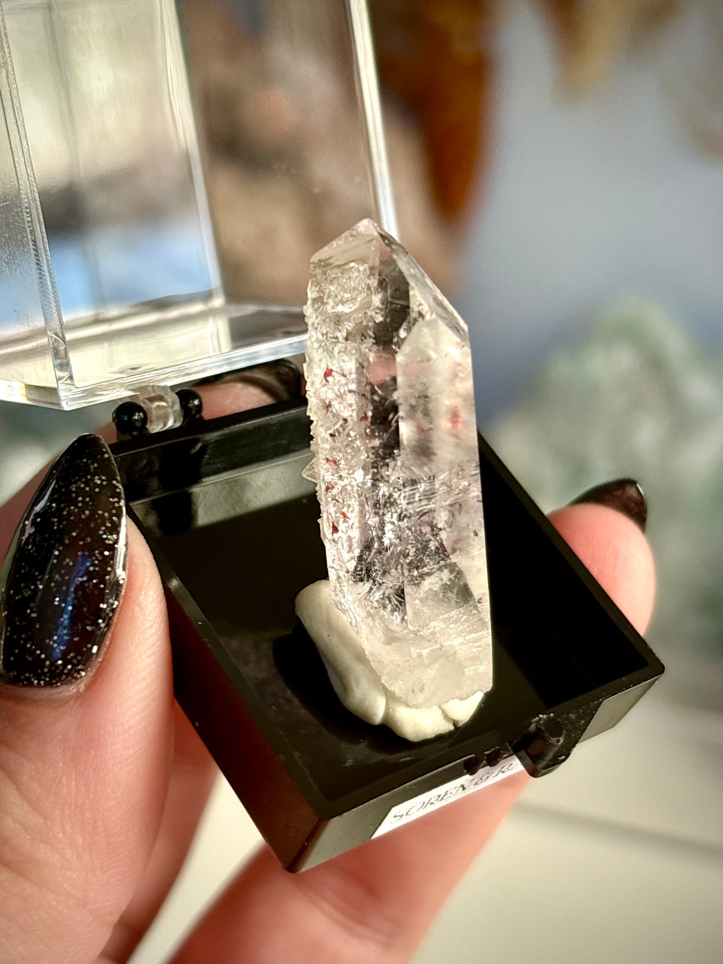 Streep Mine Amethyst with Red Hematite Inclusions