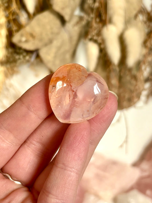 Fire Quartz lil Heart (AA+) (1)