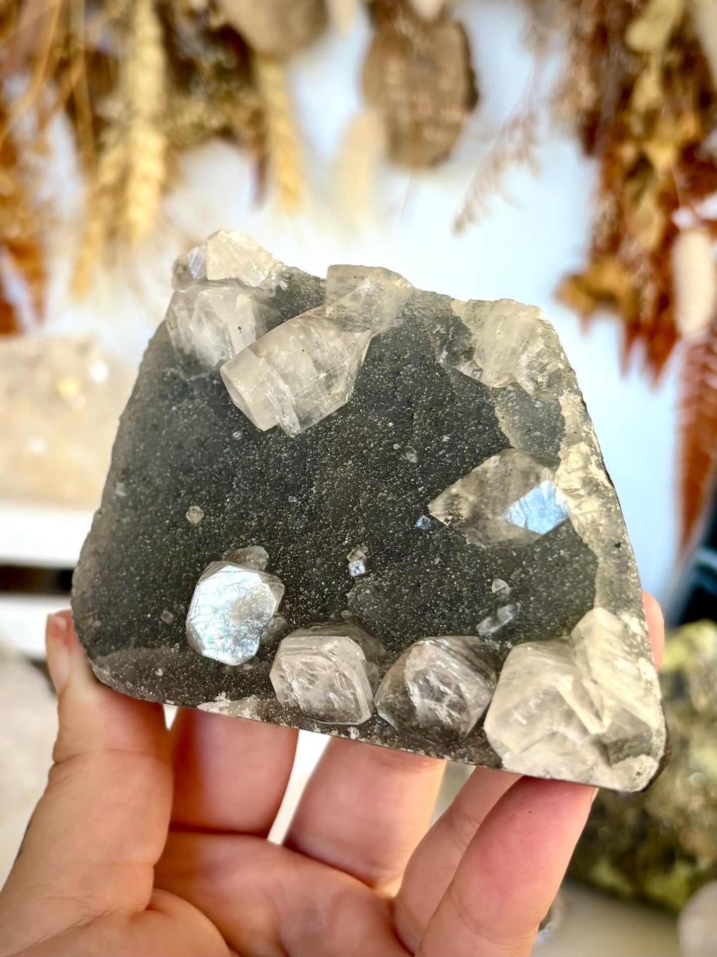 Blue Chalcedony & Apophyllite