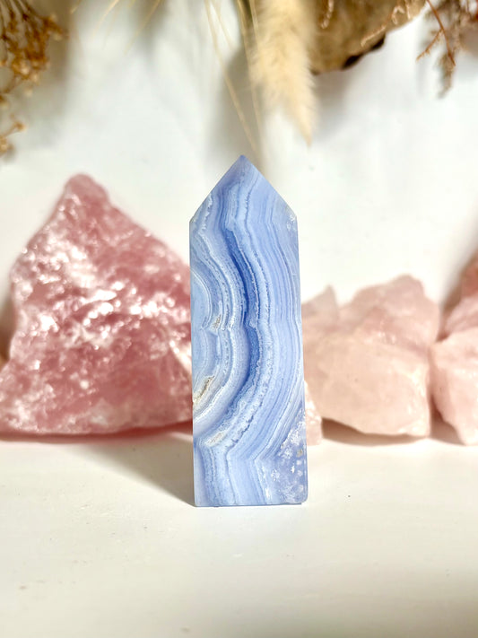 Blue Lace Agate Point
