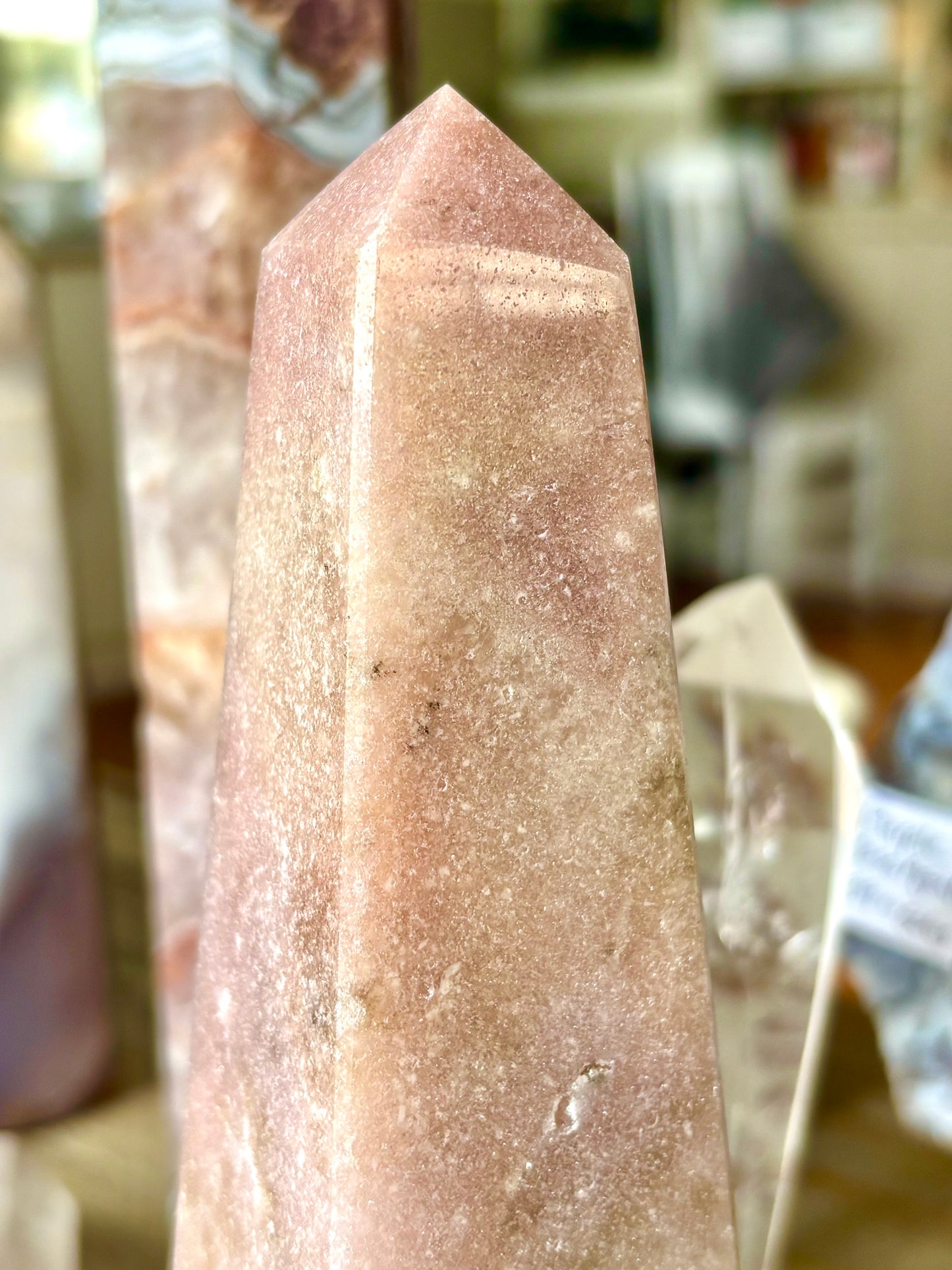 Pink Amethyst Obelisk