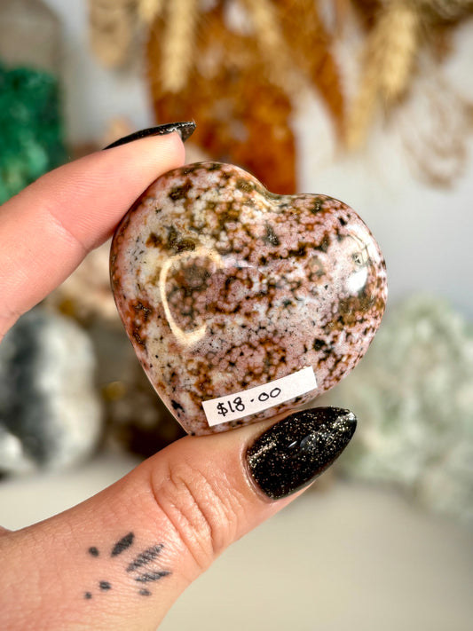 Ocean Jasper Heart