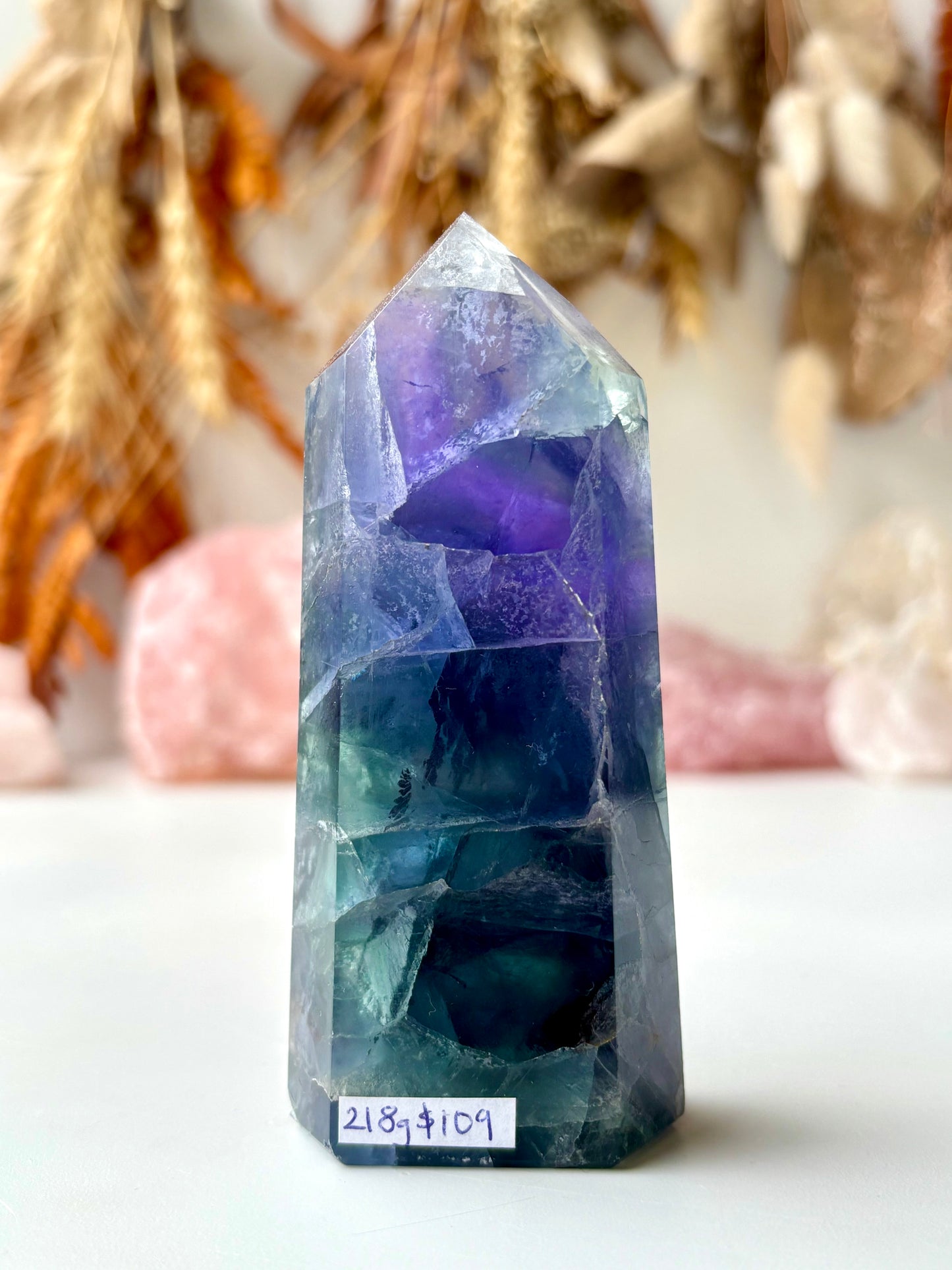 Rainbow Fluorite Tower