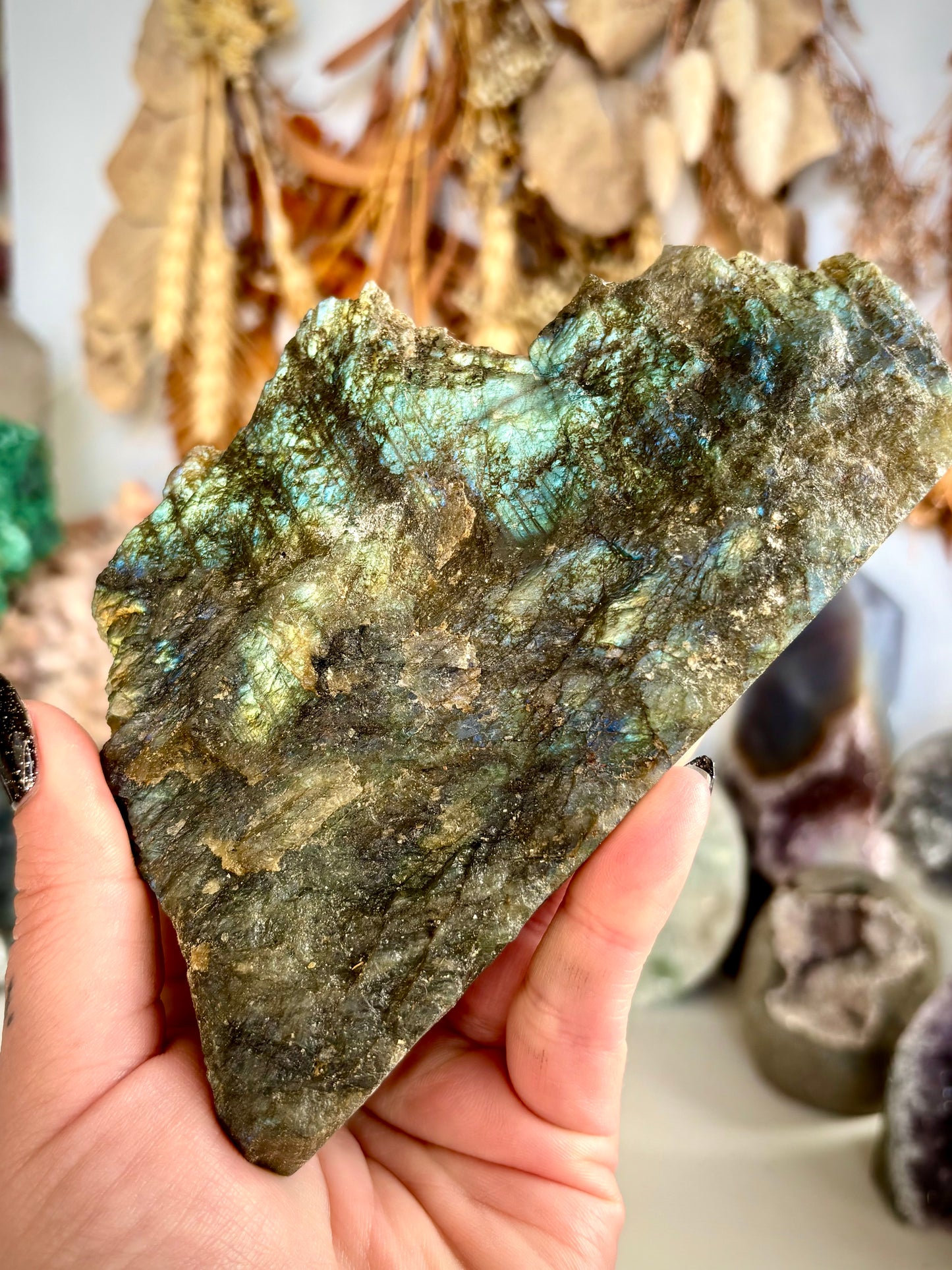 Labradorite Polished Single Face