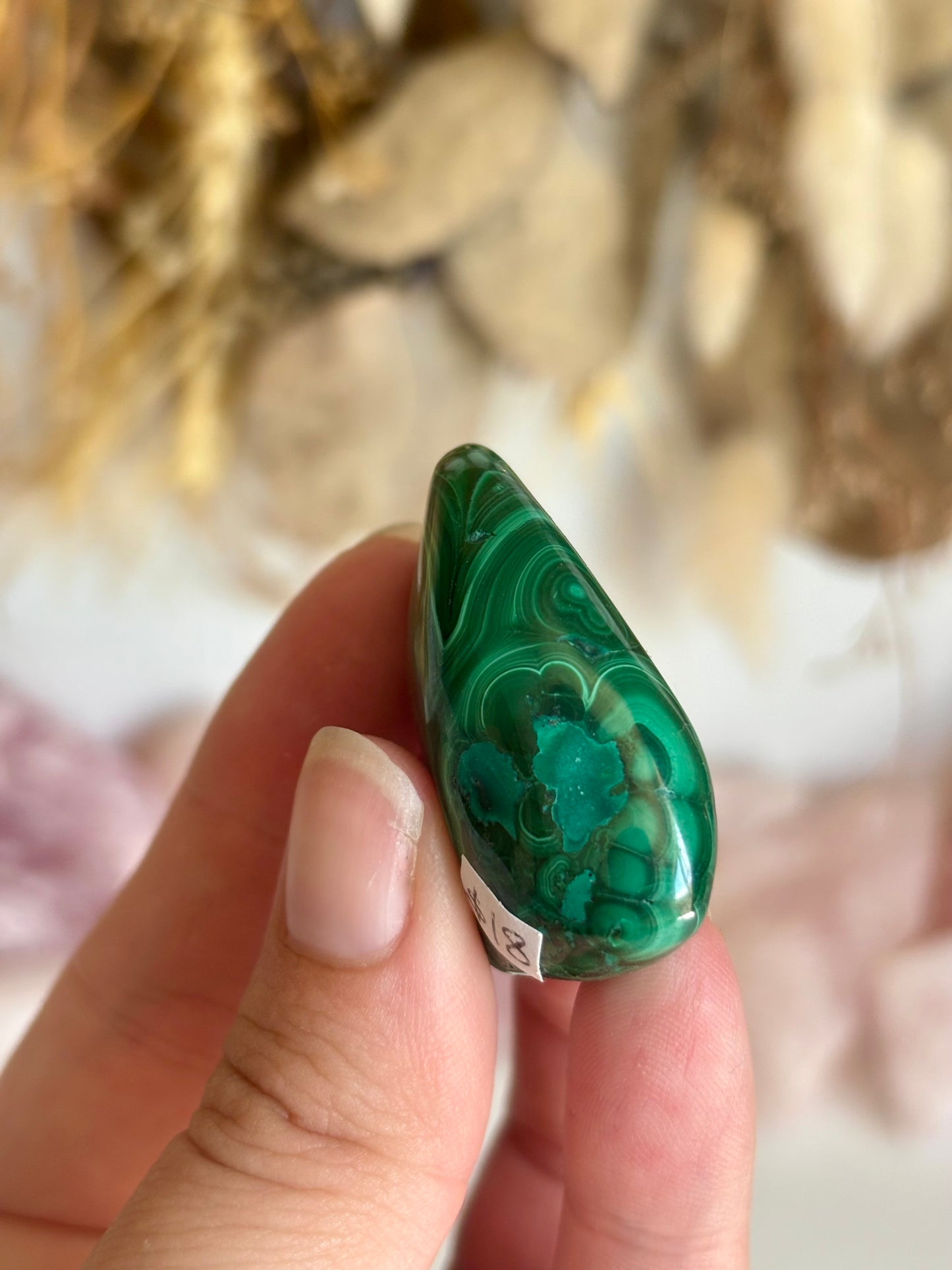 Chunky Malachite Tumble (A)
