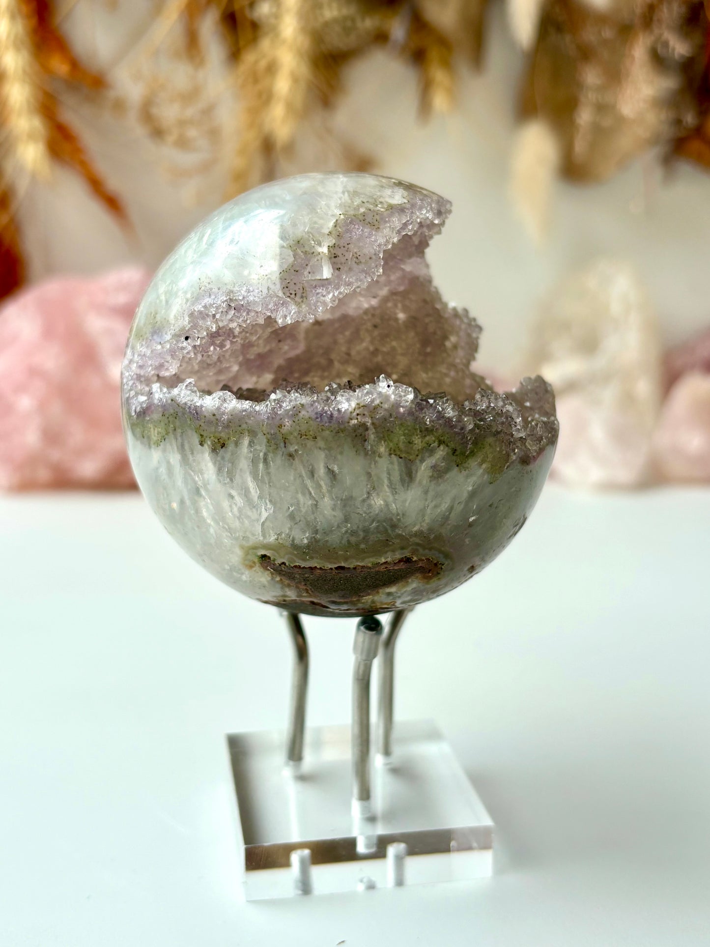 Amethyst Geode Sphere