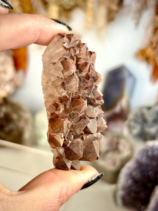 Red Amethyst Cluster - Brazil