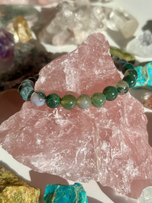 Moss Agate Bracelet