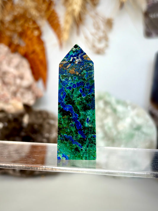 Malachite & Azurite Point