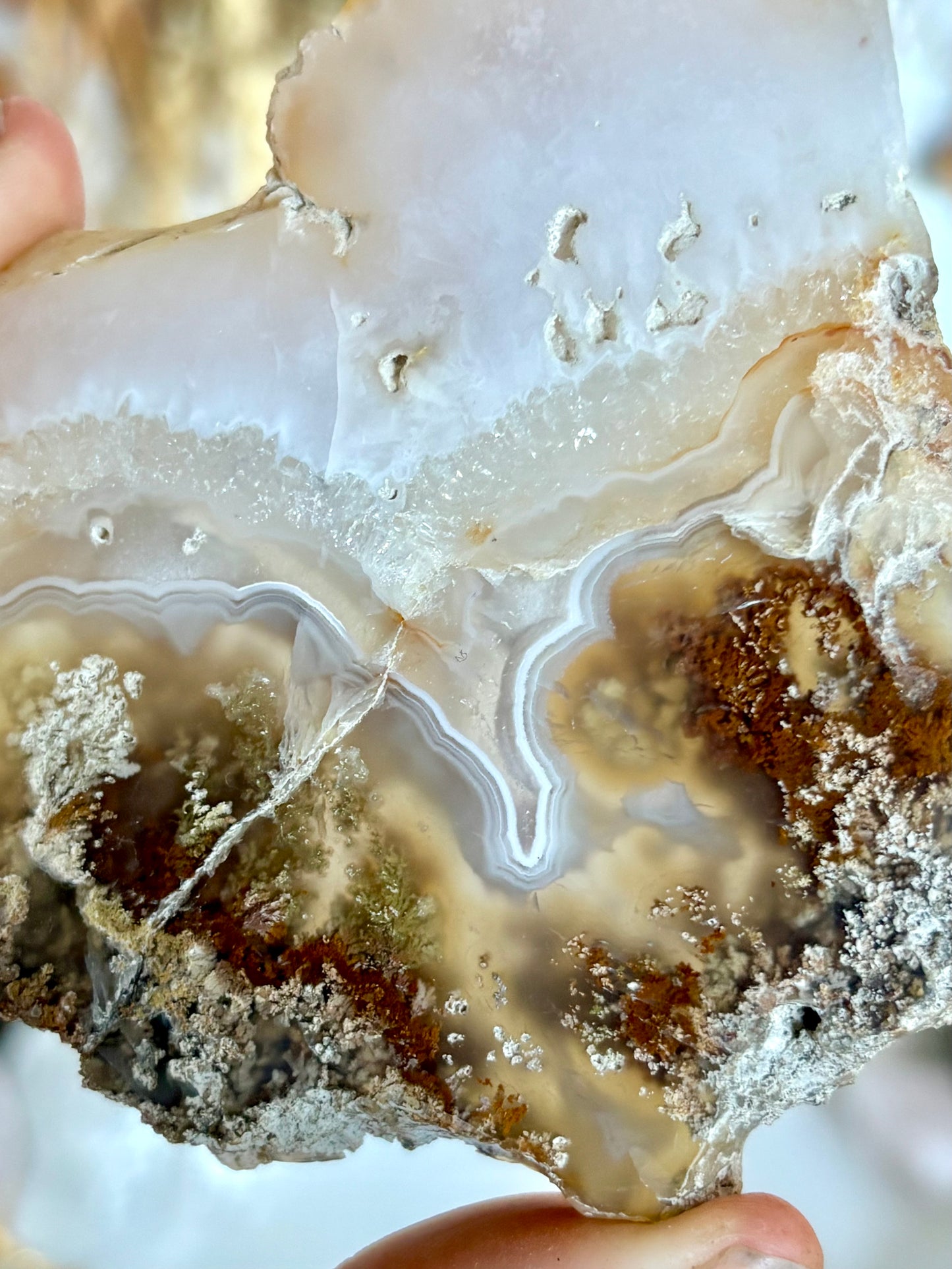 Nebula Agate Slice