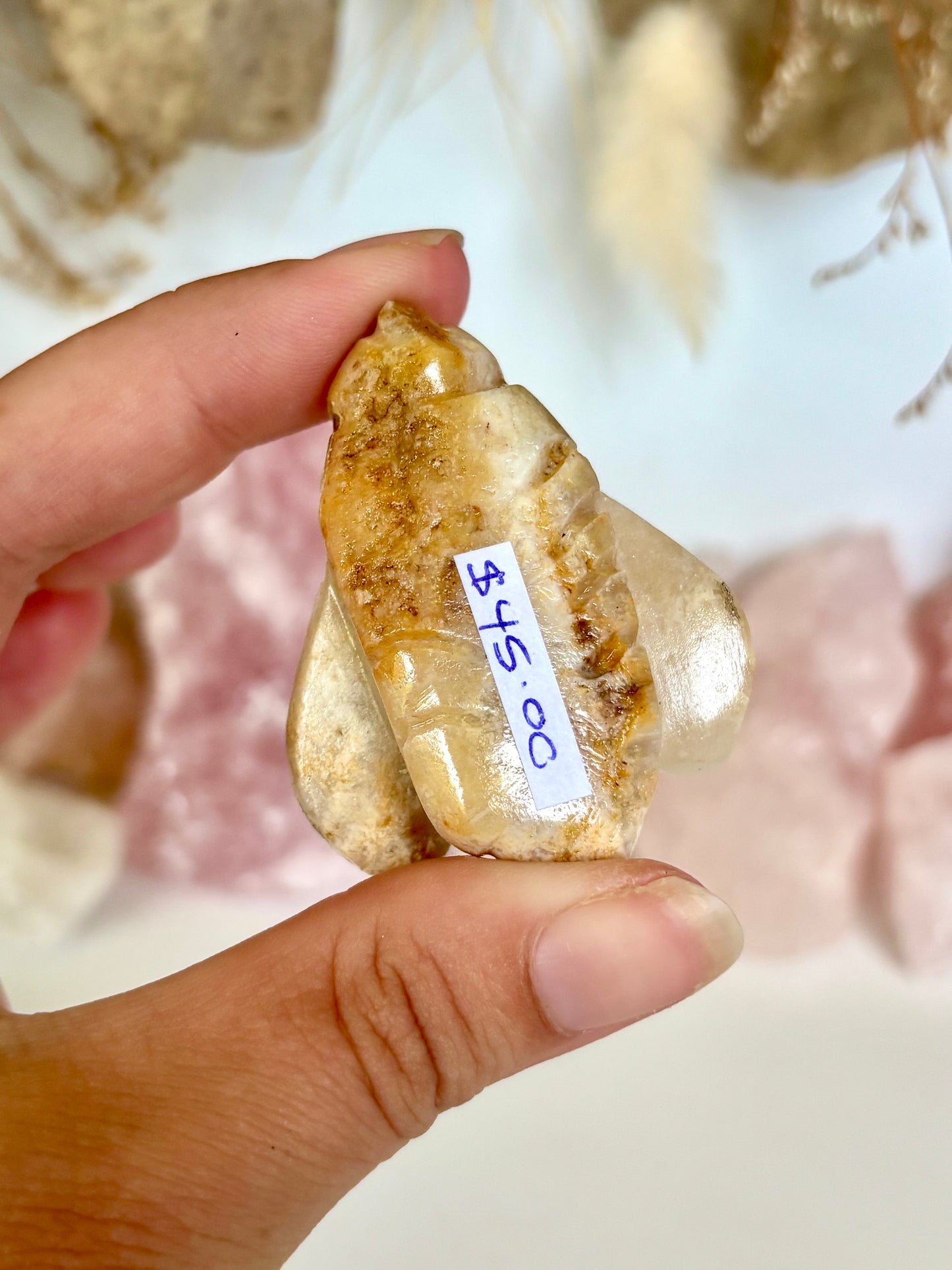 Golden Lace Agate Bee (2)