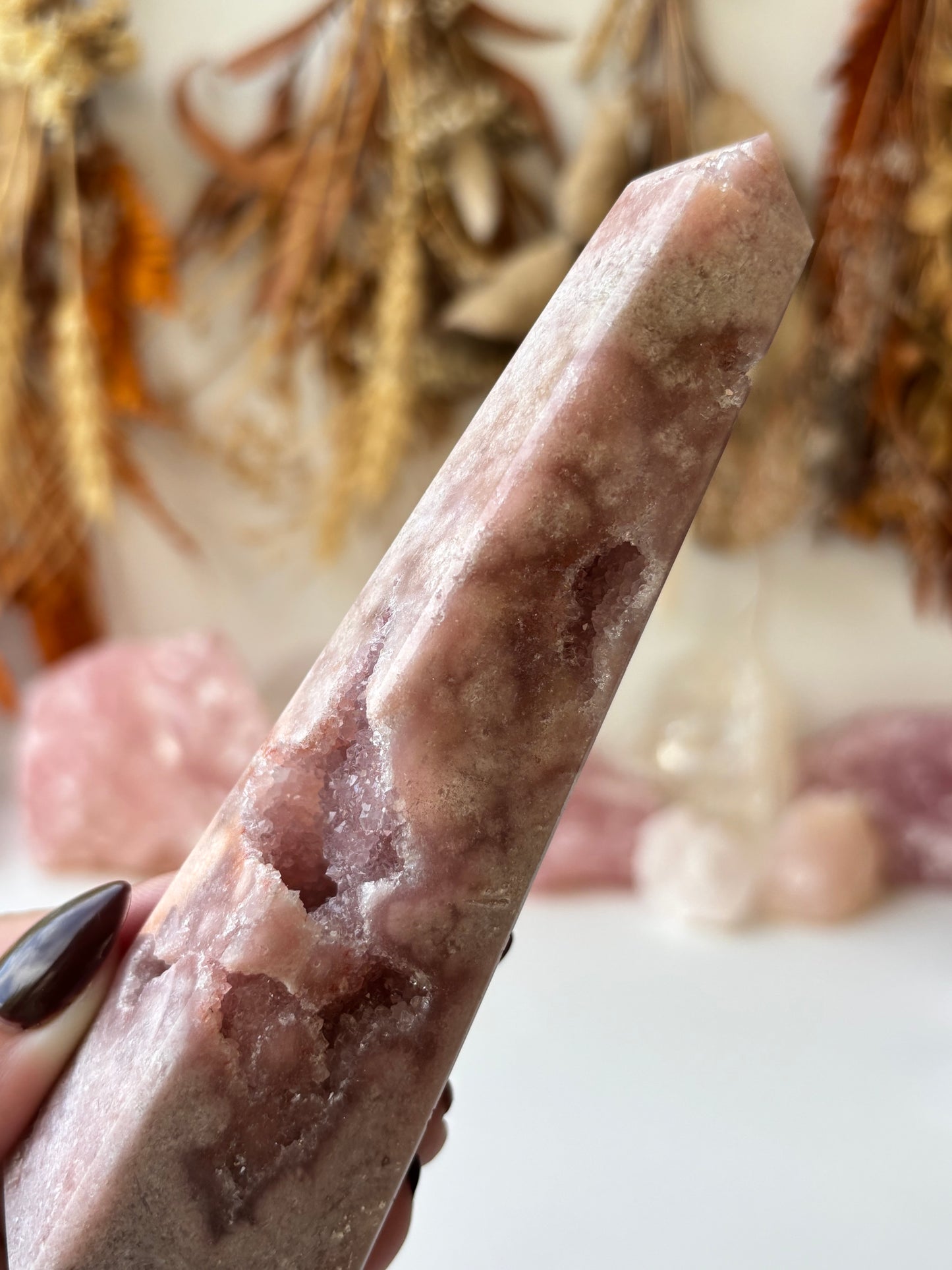 Pink Amethyst Obelisk
