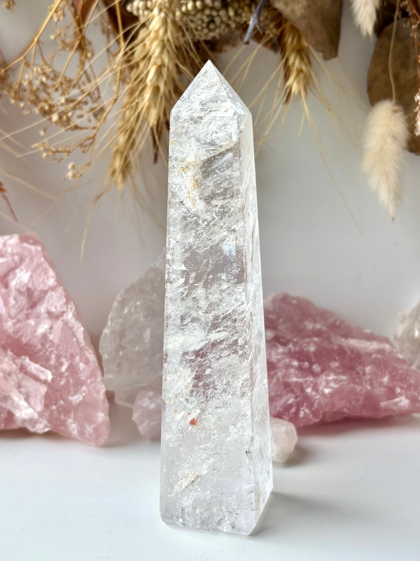 Clear Quartz Obelisk - Brazil