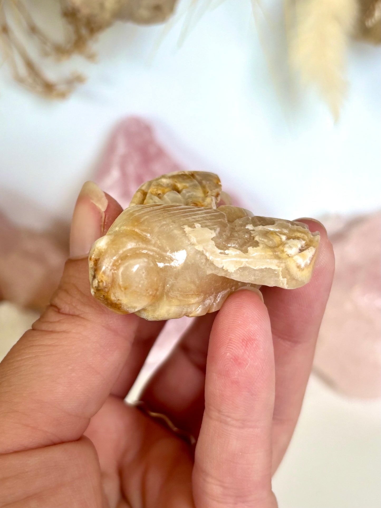 Golden Lace Agate Bee (2)