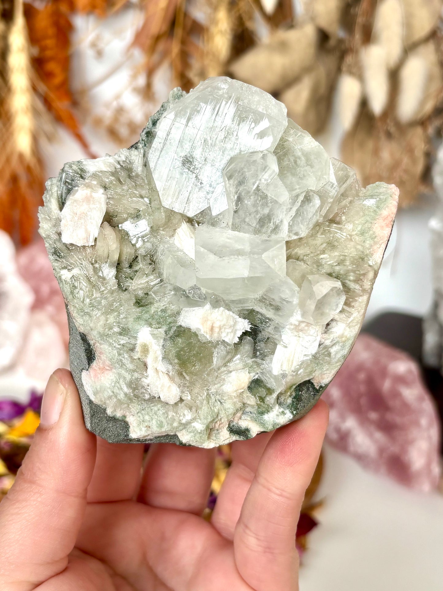 Apophyllite Cut Base