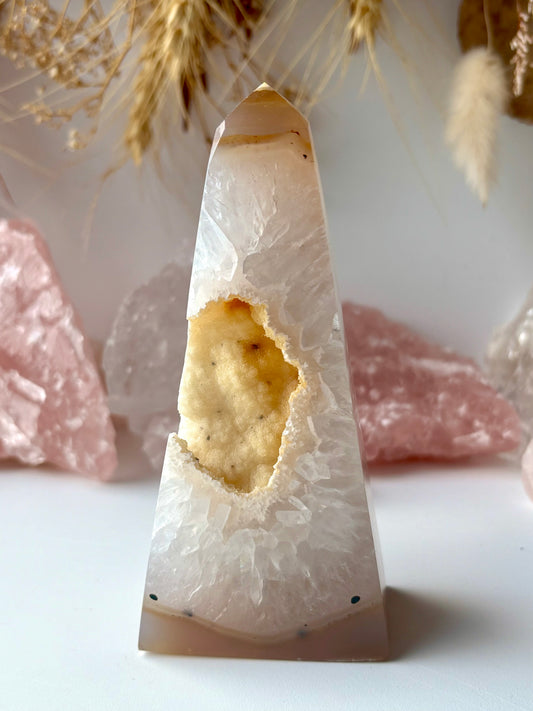 Druze Agate Obelisk - Brazil