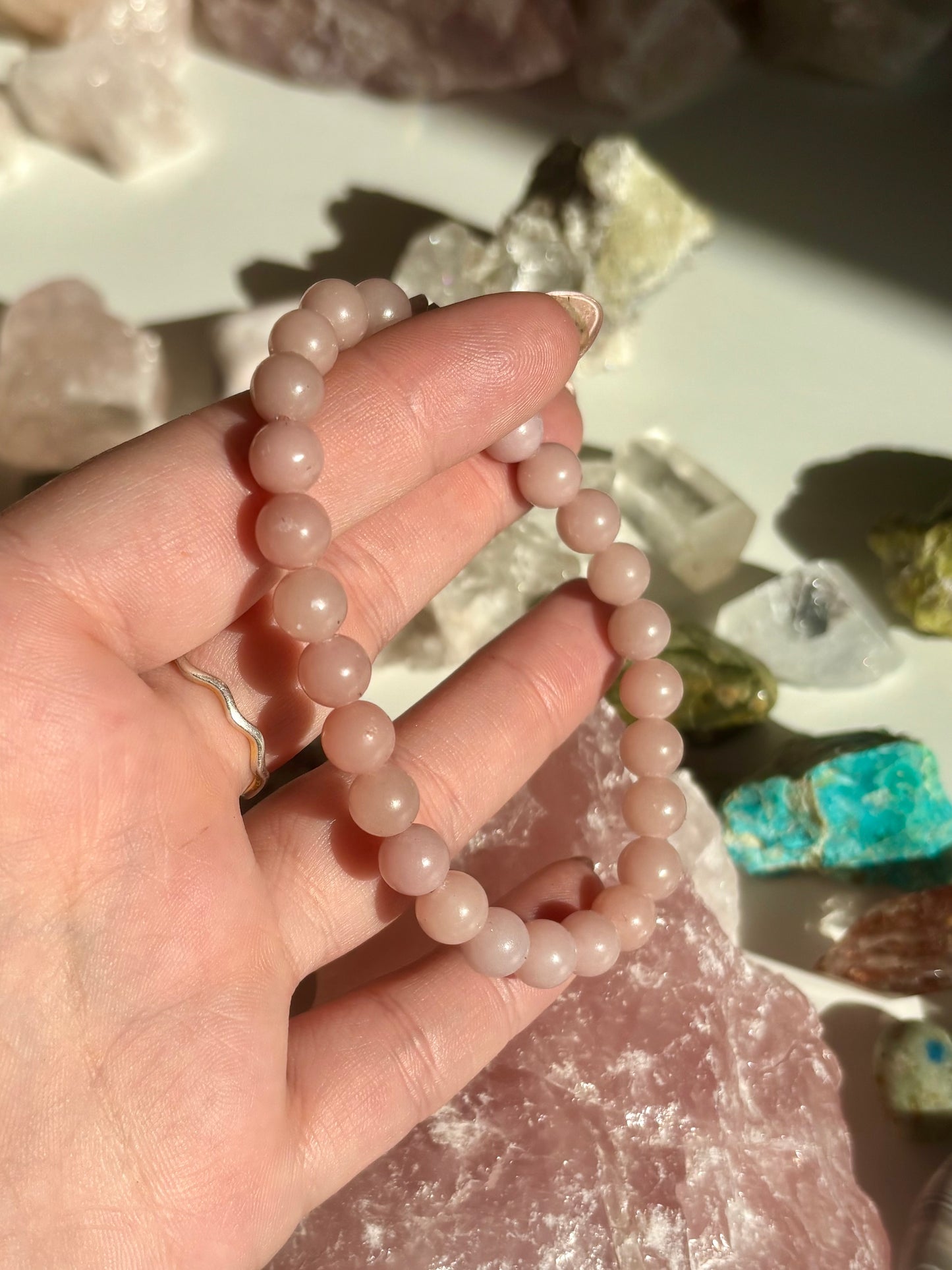 Peruvian Pink Opal Bracelet