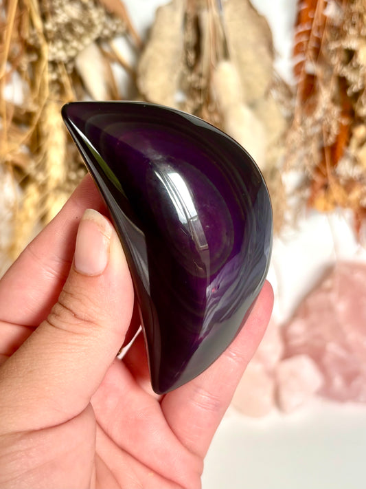 Rainbow Obsidian Moon (2)