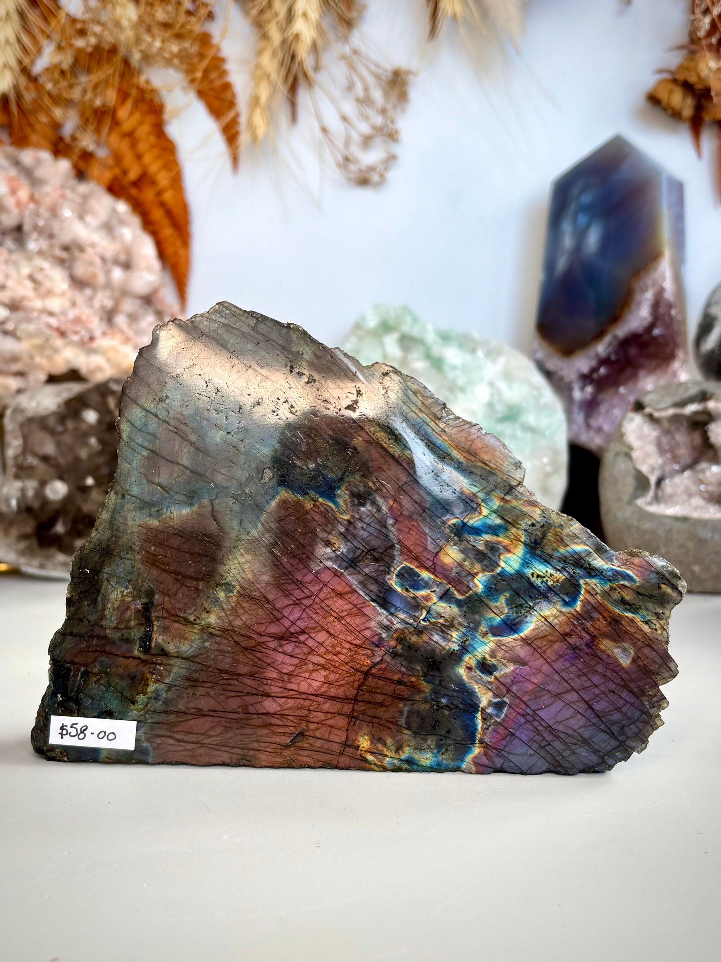Labradorite Polished Single Face