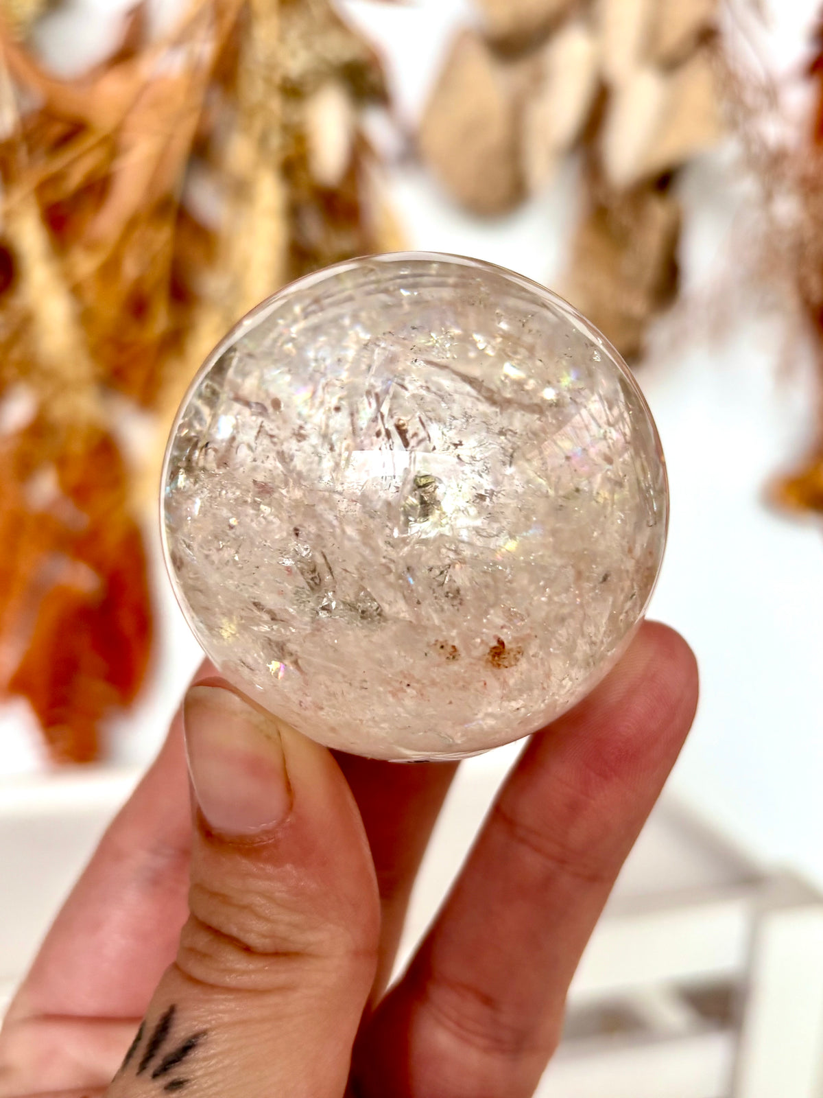 Pink Azeztulite Sphere (Rare)