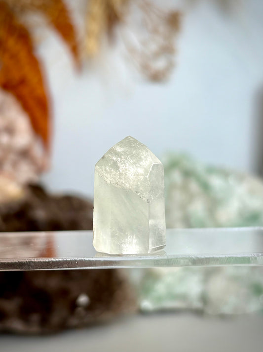 Grey Phantom Quartz Mini Point - Brazil