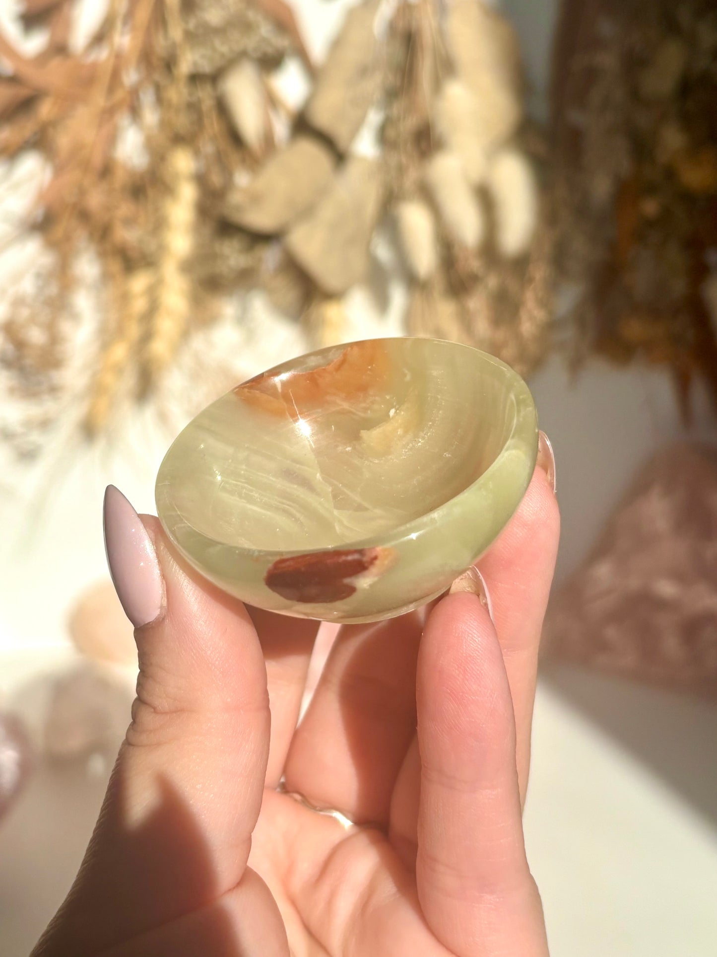 Banded Calcite Dish