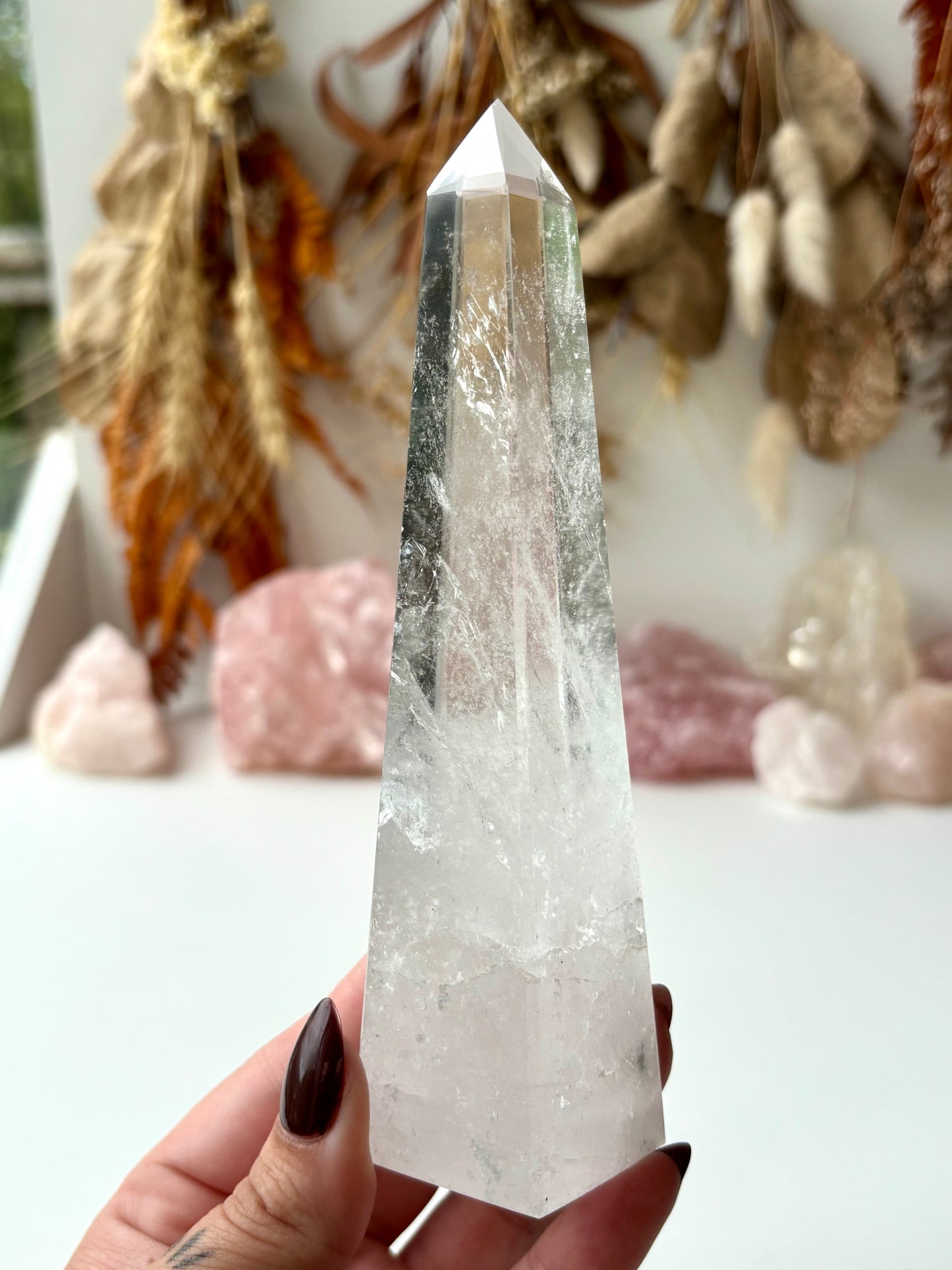 Clear Quartz Obelisk - Brazil