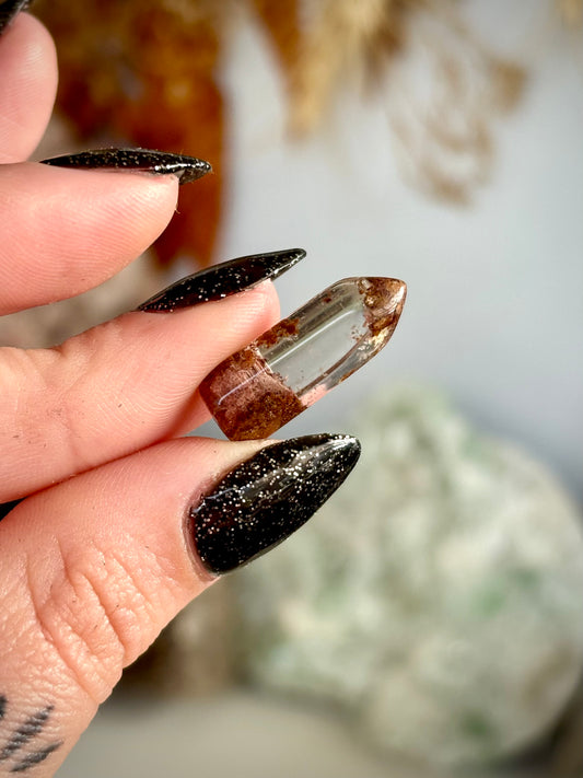 Red Amphibole Mini Point