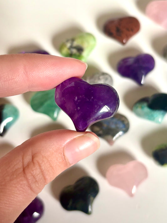 Love Heart - Amethyst