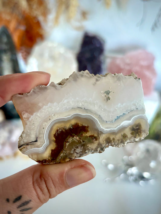 Nebula Agate Slice
