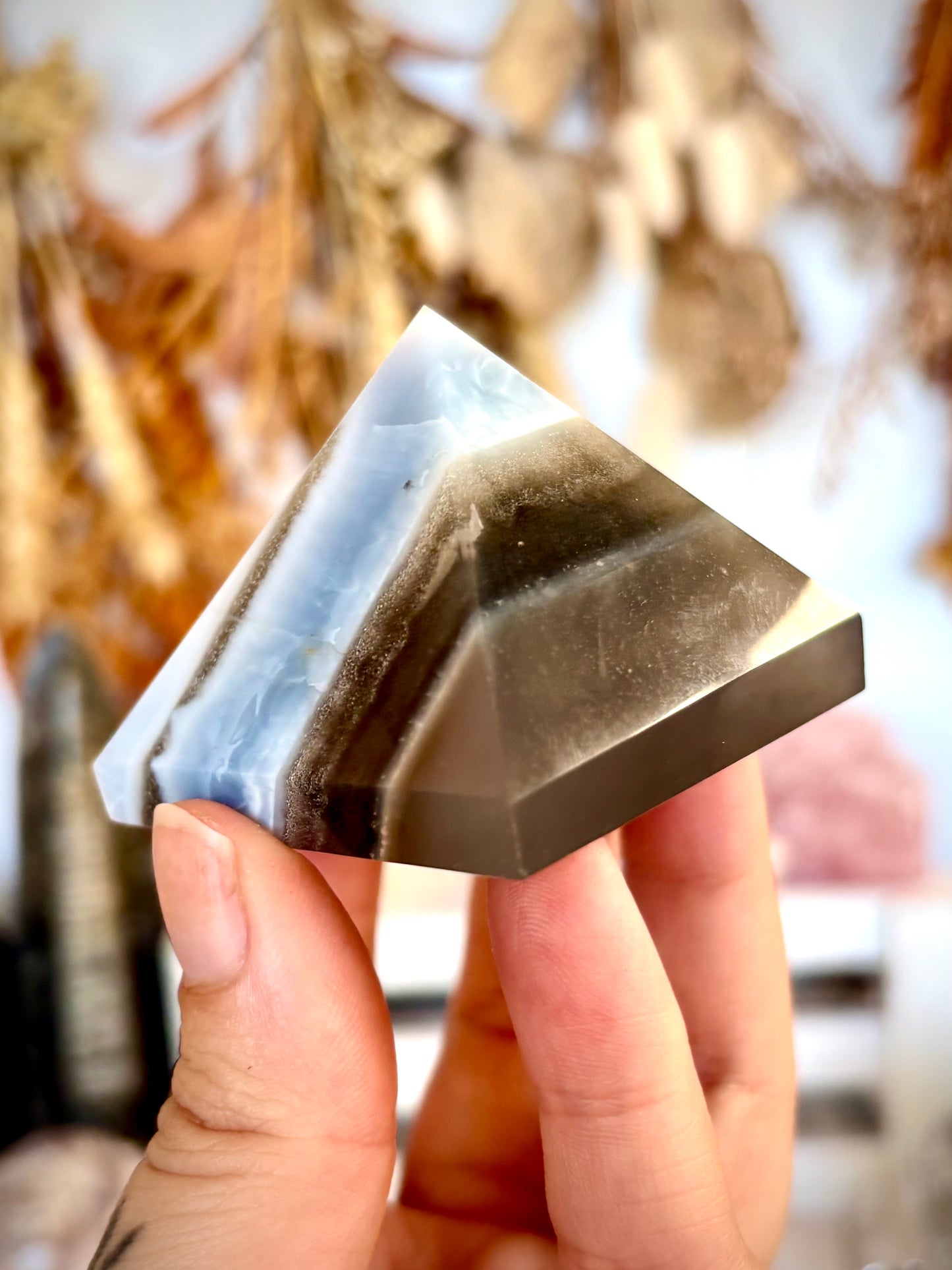 Blue Opal Pyramid