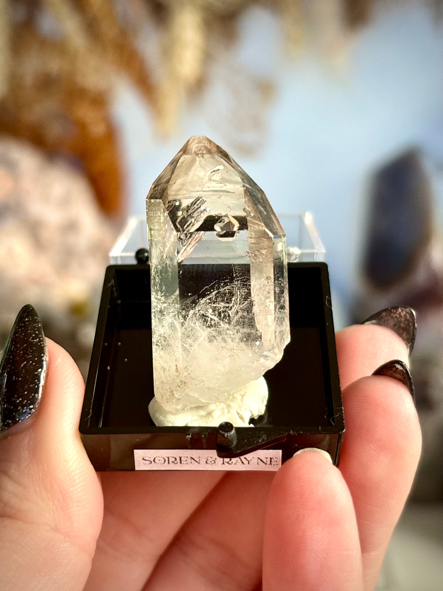 Streep Mine Amethyst with Enhydro & Phantom