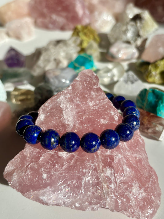 Lapis Lazuli Chunky Bead Beracelet