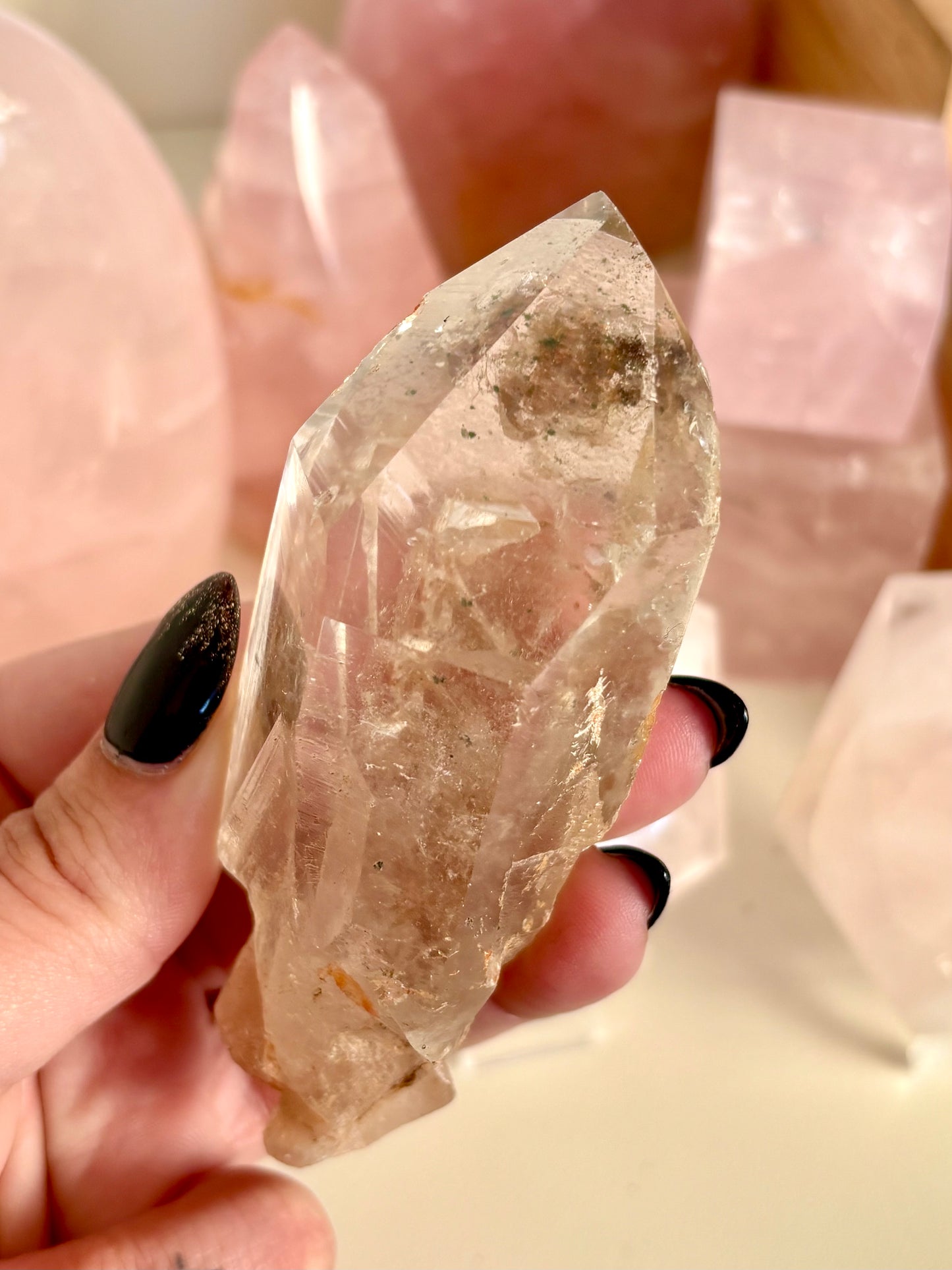 Quartz Natural Point with Penatrator
