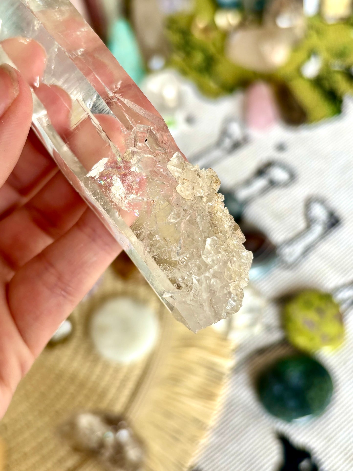 Clear Quartz Natural Laser