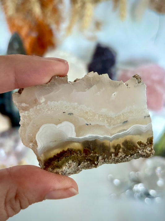 Nebula Agate Slice